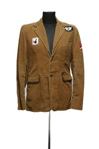 Pepe Jeans Sakko Jackett M braun 2-Knopf Patches Cord 100% Baumwolle wie Neu - Bild 1 von 5