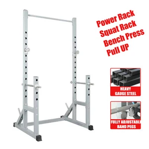 Commercial Grade Half Power Cage - Power Rack - Squat Rack Pull Up - Bench Press - Picture 1 of 7