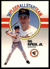 1990 Fleer All Star Team Cal Ripken Baltimore Orioles #8