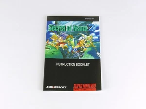 Secret of Mana 2 - USA SNES Manual - English - NEW Replacement - Picture 1 of 4