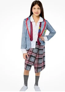 Beetlejuice Astrid Kids Youth Halloween Costume Dress Large 10-12 NEW Rip Tag L - Picture 1 of 4