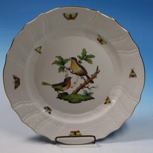 Herend Hungary Porcelain Rothschild Bird - 10¼" Dinner Plate 1524 - Motif 8 - Picture 1 of 4