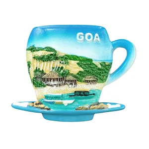 India Goa Fridge Magnet Refrigerator Sticker Home Resin Souvenir - Picture 1 of 5
