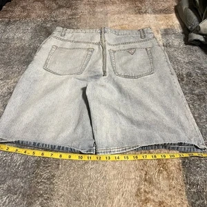 Baggy Y2K Jorts, Essential Skater Shorts, Streetwear Grunge jean shorts, Size 34 - Picture 1 of 4