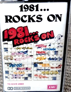 1981... ROCKS ON - ORIGINAL ARTISTS VARIOUS ARTIST LP CASSETTE 1981 - Picture 1 of 2