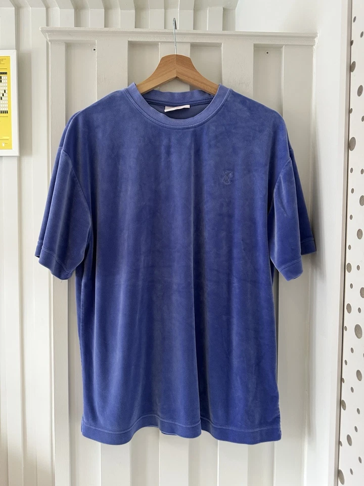 Juicy Couture Sport Y2K Velour Short Sleeve Lilac Seater top Medium Exclt Condt - Image 1 of 4