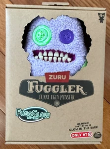 NEU IM KARTON Zuru Fuggler lustiges hässliches Monster FuggGlow Sasquoosh lila 9 Zoll Plüsch - Bild 1 von 5