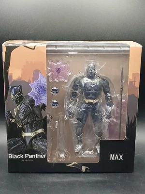 Increíble Figura Pantera Negra Yamaguchi Revoltech Caja Abierta 6 pulgadas China *LEER* Foto 1 de 4