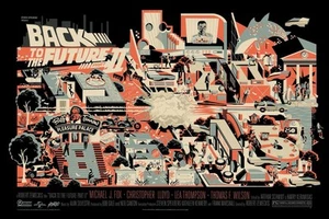 MONDO Back to the Future REGULAR Poster By Adam Simpson - Picture 1 of 1