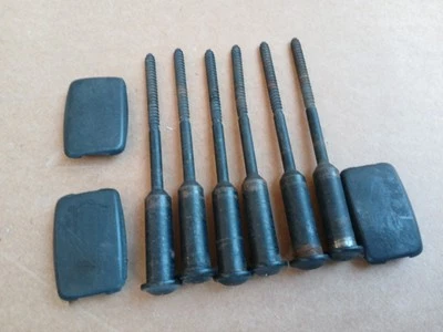 Pontiac Fiero GT SE cupé 1984-88 hatchback OEM tornillos de luz trasera (6) y tapas (3) Foto 1 de 4