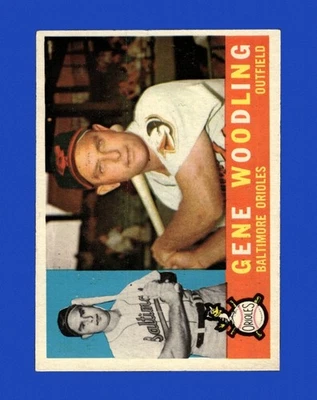 1960 Topps Set-Break #190 Gene Woodling EX-EXMINT *GMCARDS* - Image 1 of 2
