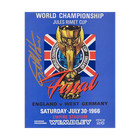 Geoff Hurst Signed 1966 World Cup Final Programme England v West Germany COA