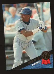 Leaf Baseball #381 1993 - Manuel Lee - Texas Rangers 93-808 - Imagen 1 de 2