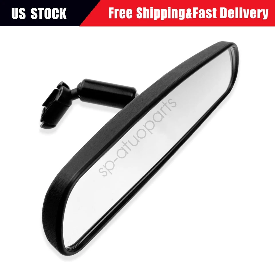 Inside Rear View Mirror Manual Dimming Fit Ford E, F Series Super Duty F250 F350 - Image 1 of 4