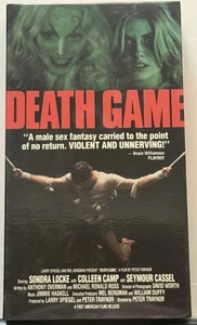 Death Game Horror VHS 1977 Rated R Sondra Locke Coleen Camp Seymour Cassel Rare - Bild 1 von 3