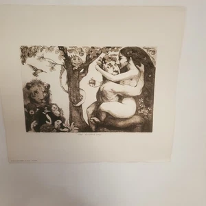 CHARLES BRAGG 'THE EIGHTH DAY' - Print approx. 16 x 14.5 - Picture 1 of 4