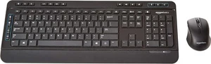 Amazon Basics Full-Sized Wireless Computer Keyboard and Mouse Combo, Black - Picture 1 of 7