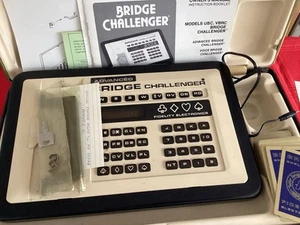 Vintage Advanced Bridge Challenger 1979 Original Made US With Case Collectable- - Picture 1 of 10