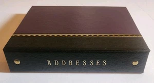 Hallmark Brown  6-Ring Address Book New - Picture 1 of 8