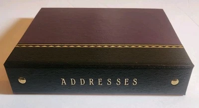 Hallmark Brown  6-Ring Address Book New - Image 1 of 4
