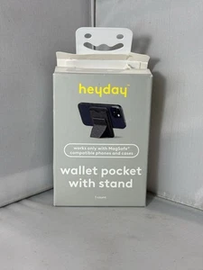 Cell Phone Wallet Pocket with Stand - heyday Black - Picture 1 of 3
