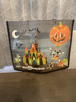 NUEVO 2025 Disney Parks WDW Halloween Bolso de Mano Reutilizable Mickey Minnie Goofy Donald Foto 1 de 4