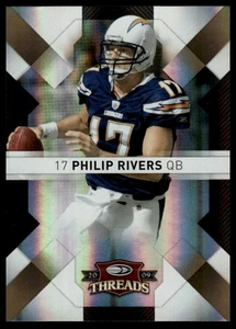 2009 Donruss Threads #81 Philip Rivers Gold Holofoil #/50 - Foto 1 di 2
