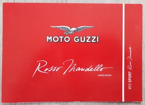 Moto Guzzi V11 Sport Rosso Mandello Special Edition Brochure c.2001 - Picture 1 of 6