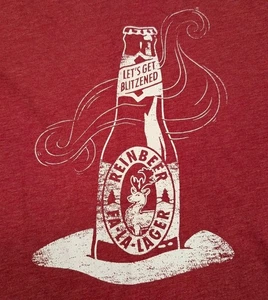 T-Shirt Lets Get Blitzened lustig Bier Weihnachten 2XL Reinbeer Fa La Lager rot NEU - Bild 1 von 10