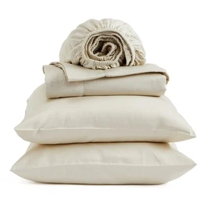 100% Organic Cotton Sheet Set | 300 Thread Count - Bedding Sheets & Pillowcas... - Picture 1 of 8