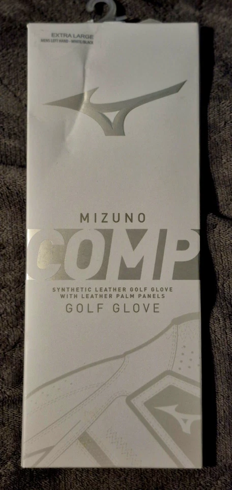 Mizuno Comp Men's Golf Gloves X-Large White/Black Left Hand (#99)