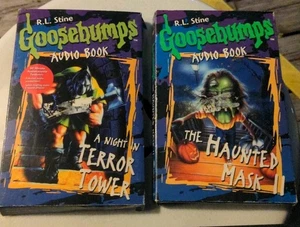 Goosebumps R.L. Stine - Audio Book Lot Cassette Tapes 1996 Terror Tower Haunted  - Bild 1 von 16