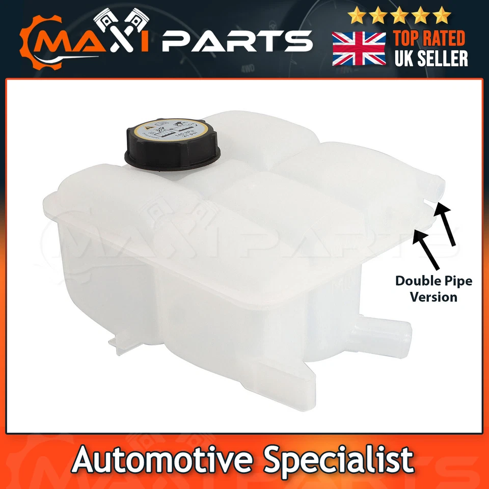 Ford Transit Connect 2012-en radiador refrigerante expansión cabezal tanque botella + tapa - Imagen 1 de 1