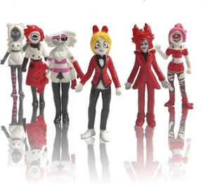 Cartoon Hazbin Hotel Cosplay Alastor Adam Figure PVC Toy Set Statue Model Prop - Picture 1 of 10