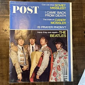 The Saturday Evening Post August 27, 1966 #18 Here They Are The Beatles/EX Cond - Picture 1 of 10