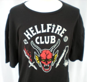Hellfire Club Stranger Things Size 3X 3XG 54/56 t-shirt Black Extra Large - Picture 1 of 6