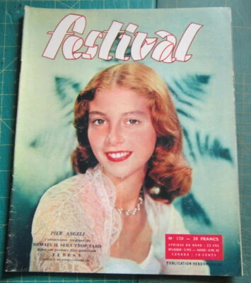 REVUE CINEMA FESTIVAL N° 120 ~ PIER ANGELI - ROMANS PHOTOS 1951  ~ VINTAGE - Photo 1/2