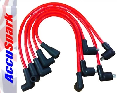 AccuSpark 8mm Silicon High Performance HT Lead Set Suitable for Morris Minors - Image 1 of 3