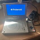 Polaroid 7" Portable Dvd Player Model Pdv 0700 Tested charger and controller