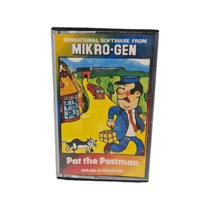 Pat the Postman Micro-Gen 48K Sinclair ZX Spectrum Cassette Game - Afbeelding 1 van 5