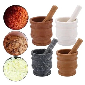 Pestle Set Heavy Duty Grinder Masher Efficient Resin Garlic Press Pestle Set - Picture 1 of 7