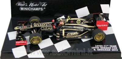 2012 Lotus E20 Renault #10 Romain Grosjean [1:43 MINICHAMPS 410 120010] 3podiums - Immagine 1 di 2