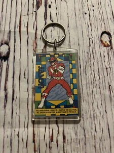 Vintage Mighty Morphin Power Rangers Red Jason 1993 Saban Schlüsselanhänger Key King - Bild 1 von 4