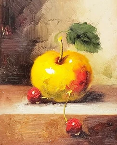 8x10-Stretched- Impression Fruit- #5, Oil Painting on Canvas-(Not Framed) - Picture 1 of 6