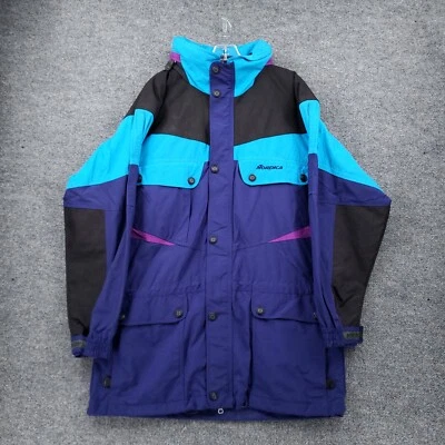 Chaqueta de esquí Nordica para hombre L grande Vertech mangas largas snowboard vintage Foto 1 de 4