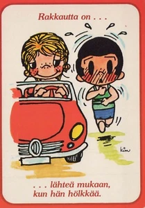 CHILDREN HUMOUR Vintage Postcard CPSM #PBV427.U - Picture 1 of 3