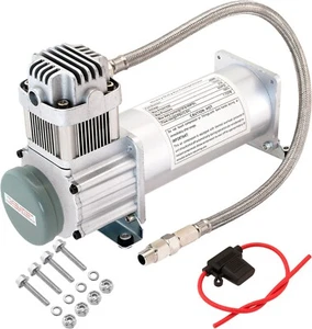 VIXEN HORNS UNIVERSAL AIR COMPRESSOR 200PSI FOR CAR/TRUCK TRAIN HORN/SUSPENSION - Foto 1 di 8