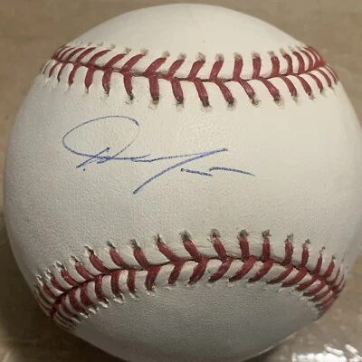 Austin Jackson Tigres de Detroit Firmado Autografiado ROMLB Béisbol Steiner Certificado de Autenticidad Foto 1 de 4