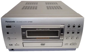 Sistema estéreo DVD Panasonic SA-PM08 plateado probado sin altavoces - Imagen 1 de 6