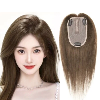 3.5英寸x5.5英寸中心零件帽100%人体发饰女士10件头夹 — 第 1/4 张图片